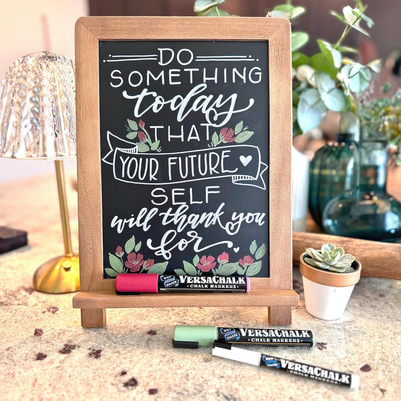 VersaChalk Kickstand Tabletop Chalkboard - 13"x9" - Image 2